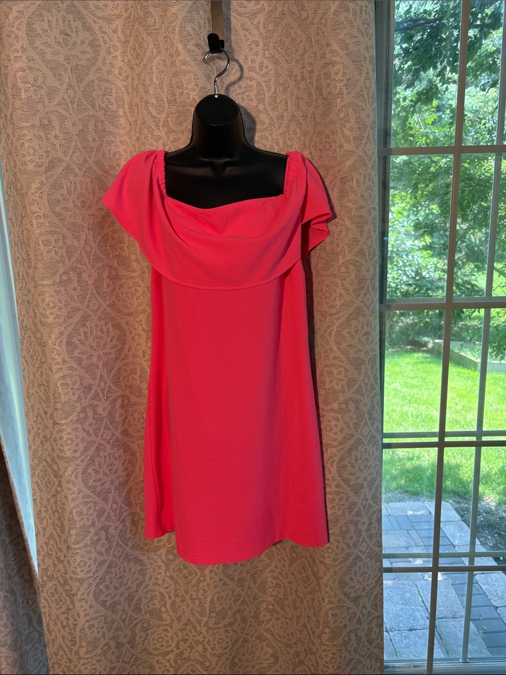 Charles Henry Large Women’s Pink Off-Shoulder Shift Dress lined - NWT